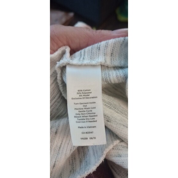 Talbot's Pullover‎ Soft Stretch Activewear Gray 1/4 Zip Pockets Size X (14W/16W) - Picture 3 of 4